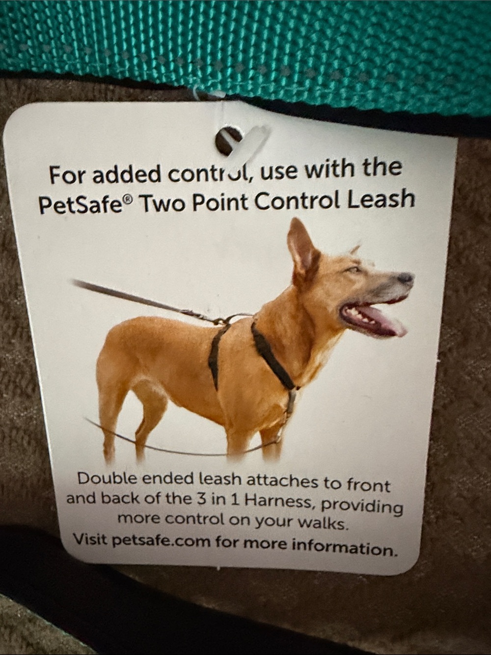 PetSafe Teal 3-in-1 Dog Harness - Medium - Picture 4 of 8